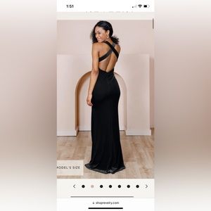 Revelry Asher Velvet Dress